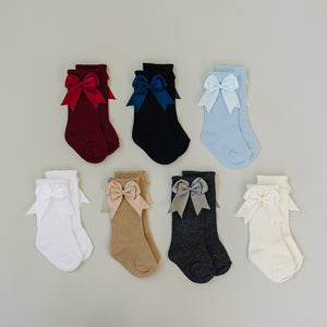 Mebie High Rise Bow Socks Mebie High Rise Bow Socks