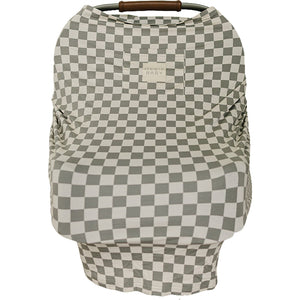 Light Green Checkered Bamboo Multi-Use Cover Light Green Checkered Bamboo Multi-Use Cover