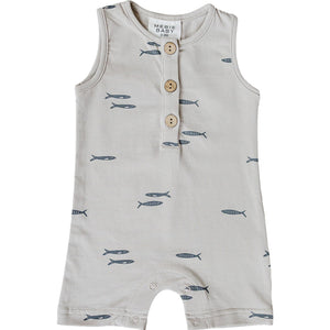 Fish Short Romper Fish Short Romper