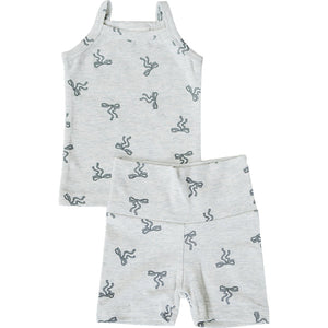 Bow Tank + Biker Short Set Bow Tank + Biker Short Set