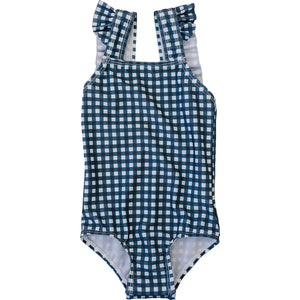Navy Gingham One-Piece Navy Gingham One-Piece