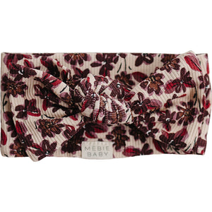 Antique Floral Ribbed Bamboo Head Wrap Antique Floral Ribbed Bamboo Head Wrap