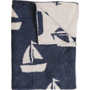 Sailboat Plush Blanket Sailboat Plush Blanket