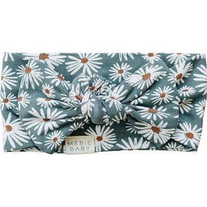 Dark Green Daisy Bamboo Head Wrap Dark Green Daisy Bamboo Head Wrap