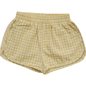 Yellow Gingham Shorts Yellow Gingham Shorts