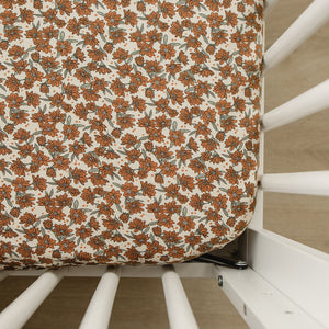 Cream Magnolia Bamboo Stretch Crib Sheet Cream Magnolia Bamboo Stretch Crib Sheet