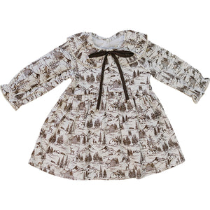 Brown Toile Dress Brown Toile Dress
