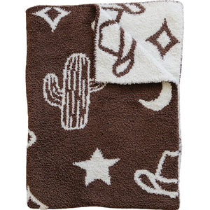 Western Plush Blanket Western Plush Blanket