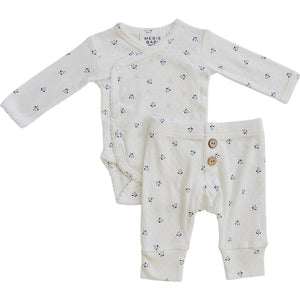 Berry Pointelle Layette Set Berry Pointelle Layette Set