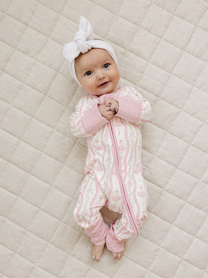 Bamboo Zip Romper | Little Ballerina Bamboo Zip Romper | Little Ballerina