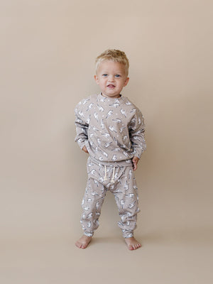 Jogger Set | Latte Bolts Jogger Set | Latte Bolts