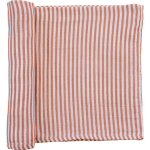 Pink Stripes Muslin Swaddle Blanket Pink Stripes Muslin Swaddle Blanket
