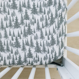 Forest Muslin Crib Sheet Forest Muslin Crib Sheet