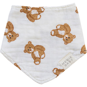 Teddy Bear Muslin Bib Teddy Bear Muslin Bib