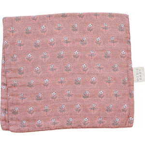 Vintage Pink Floral Muslin Burp Cloth Vintage Pink Floral Muslin Burp Cloth