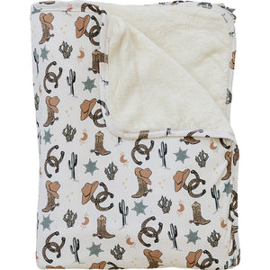 Outlaw Cowboy Bamboo Fleece Quilt Outlaw Cowboy Bamboo Fleece Quilt