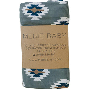 Southwest Aztec Ribbed Bamboo Stretch Swaddle Southwest Aztec Ribbed Bamboo Stretch Swaddle