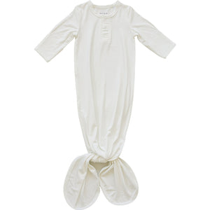 White Bamboo Knot Gown White Bamboo Knot Gown