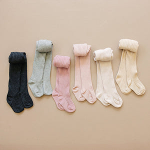 Mebie Baby Ribbed Tights Mebie Baby Ribbed Tights