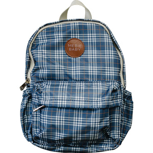 Navy Plaid Mini Backpack Navy Plaid Mini Backpack