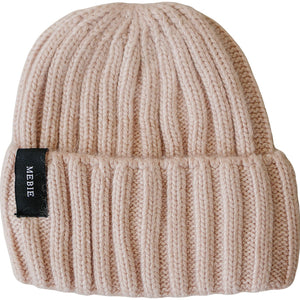 Light Pink Chunky Knit Beanie Light Pink Chunky Knit Beanie
