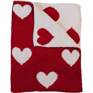 Hearts Plush Blanket Hearts Plush Blanket