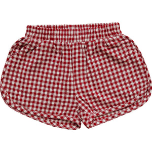 Red Gingham Shorts Red Gingham Shorts