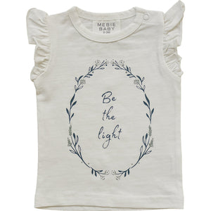 Be The Light Ruffle Tee Be The Light Ruffle Tee