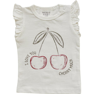 Cherry Ruffle Tee Cherry Ruffle Tee