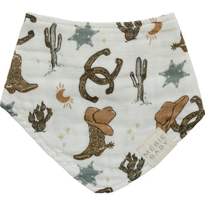 Outlaw Cowboy Classic Muslin Bib Outlaw Cowboy Classic Muslin Bib