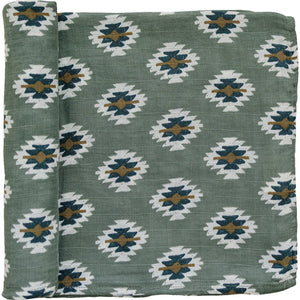 Southwest Aztec Muslin Swaddle Blanket Southwest Aztec Muslin Swaddle Blanket