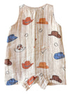 Western / Muslin Shortie Romper