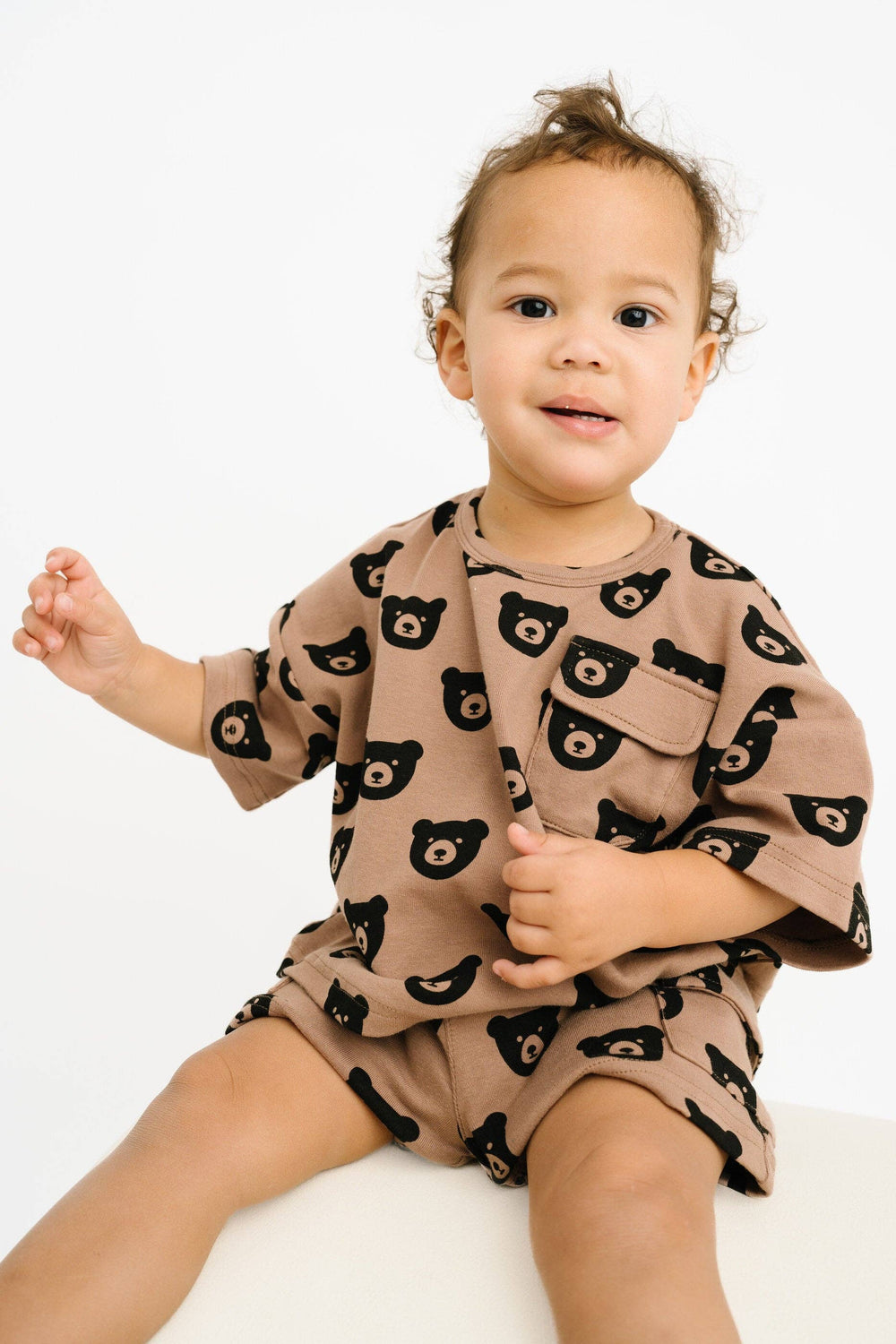Brown Bear Cargo Slouchy Set
