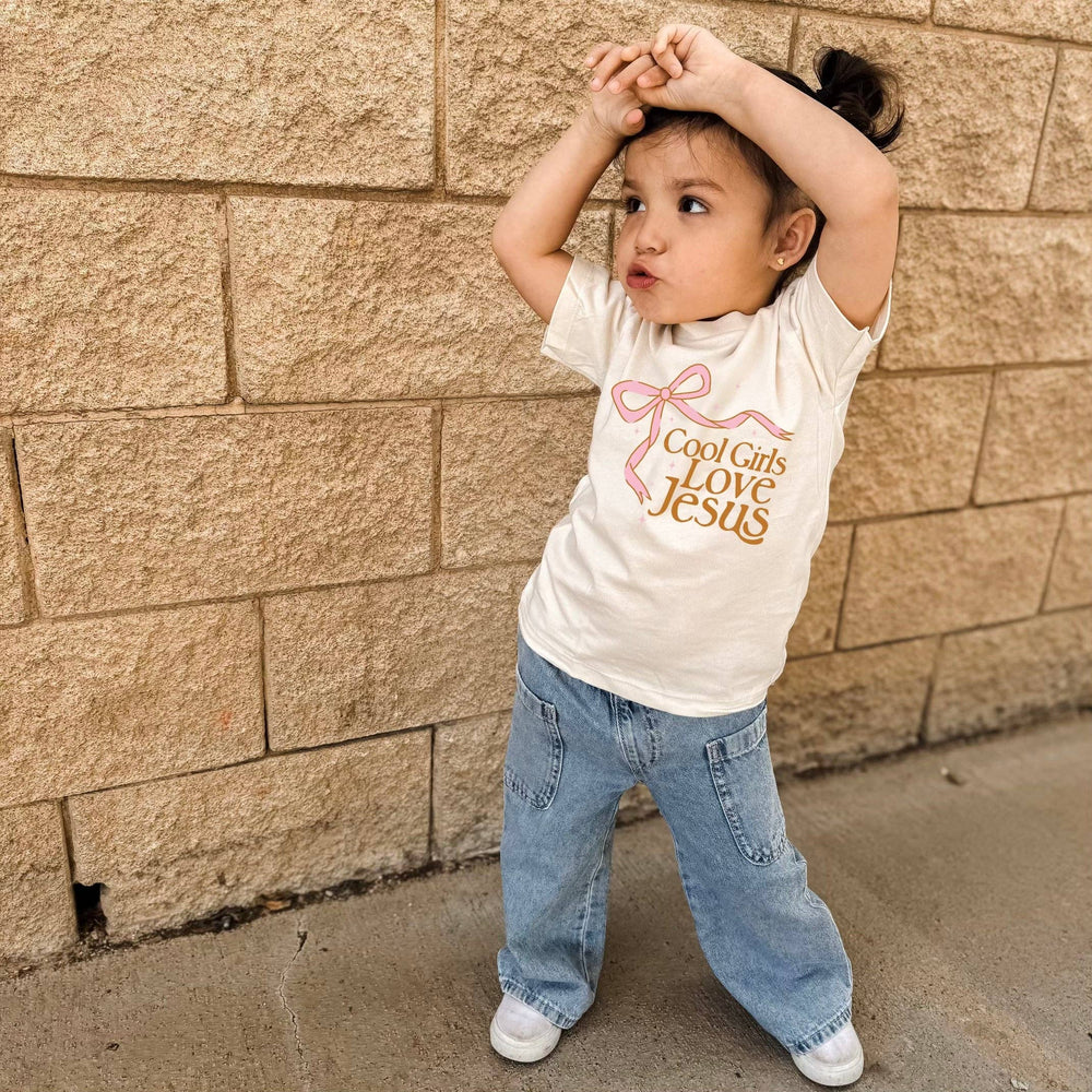 Cool Girls Love Jesus Kids Tee