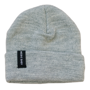 Light Grey Mebie Baby Beanie Light Grey Mebie Baby Beanie