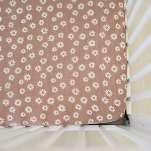 Daisy Dream Muslin Crib Sheet Daisy Dream Muslin Crib Sheet