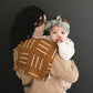 Mustard Mudcloth Muslin Burp Cloth