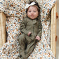 Winter Green Organic Cotton Ribbed Zipper