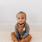 Mustard Mudcloth Muslin Bib