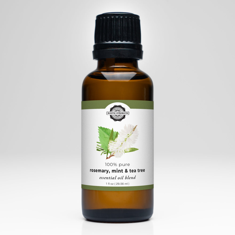 Rosemary, Mint & Tea Tree Essential Oil Blend