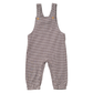 Brown Plaid Overalls