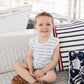 Blue Stripe Short Tank Set