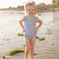 Light Blue Gingham One-Piece
