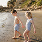 Light Blue Gingham Swim Shorts