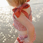 Gingham Ruched Bikini Set
