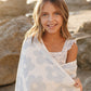 Coastal Floral Organic Cotton Beach Towel