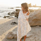 Coastal Floral Organic Cotton Beach Towel
