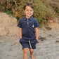 Navy Terry Cloth Set