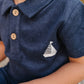 Navy Terry Cloth Set