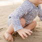 Blue Beach Long Sleeve Swim Set